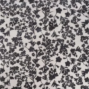 Ullteppe - 270 x 180 cm - svart og hvitt