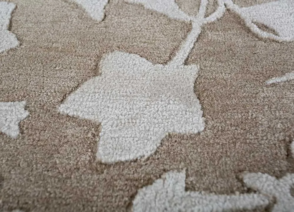 Ullteppe - 270 x 180 cm - svart og hvitt