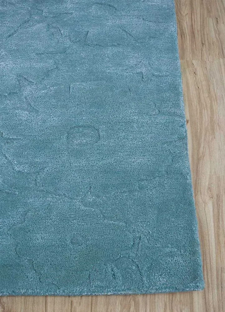 Ullteppe - 270 x 180 cm - turkis