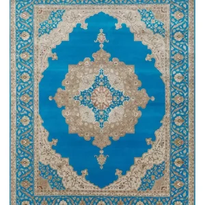 Ullteppe - 300 x 240 cm - blå