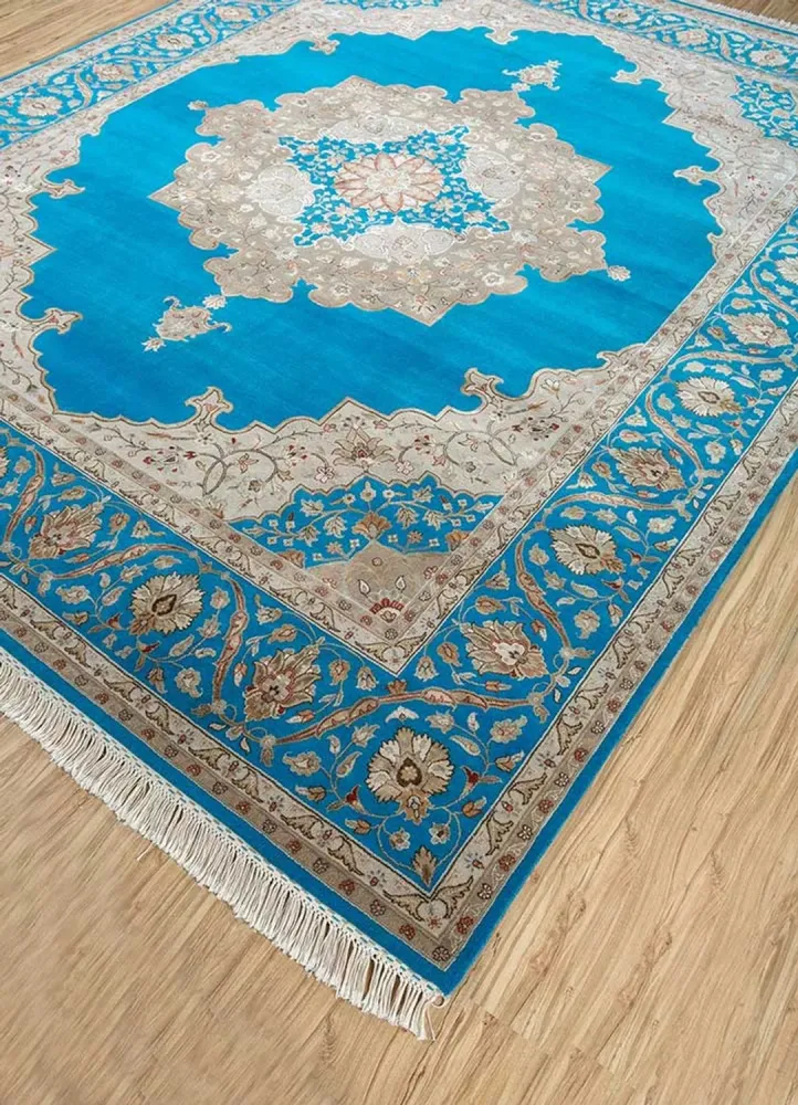 Ullteppe - 300 x 240 cm - blå