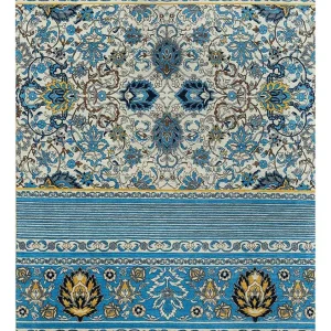 Ullteppe - 300 x 240 cm - blå