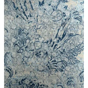 Ullteppe - 300 x 240 cm - blå
