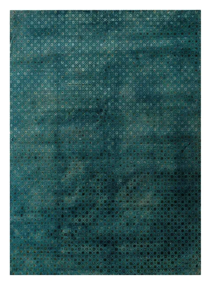 Ullteppe - 300 x 240 cm - bensinblå