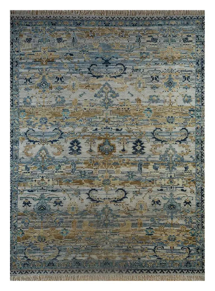 Ullteppe - 300 x 240 cm - havblå