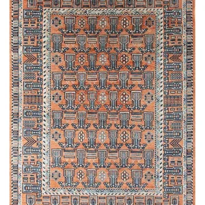 Ullteppe - 300 x 240 cm - lys rød