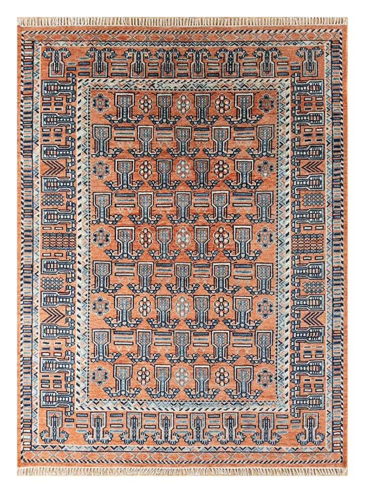 Ullteppe - 300 x 240 cm - lys rød