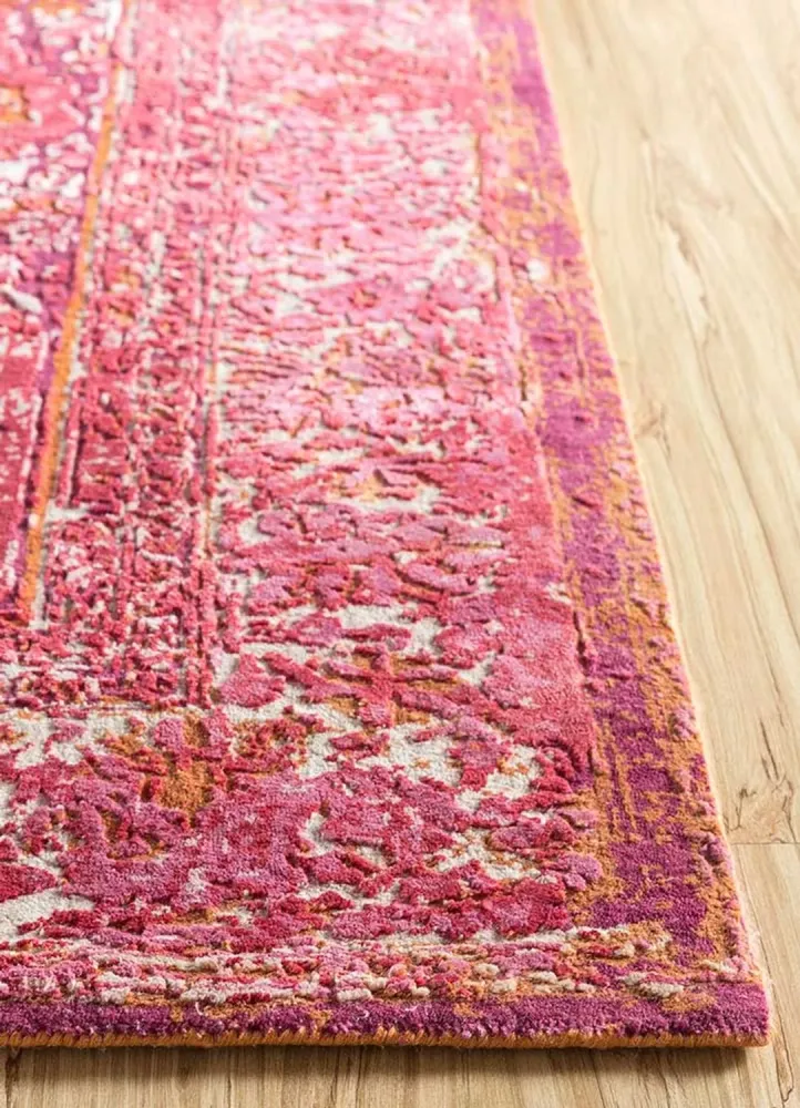 Ullteppe - 300 x 240 cm - lys rød