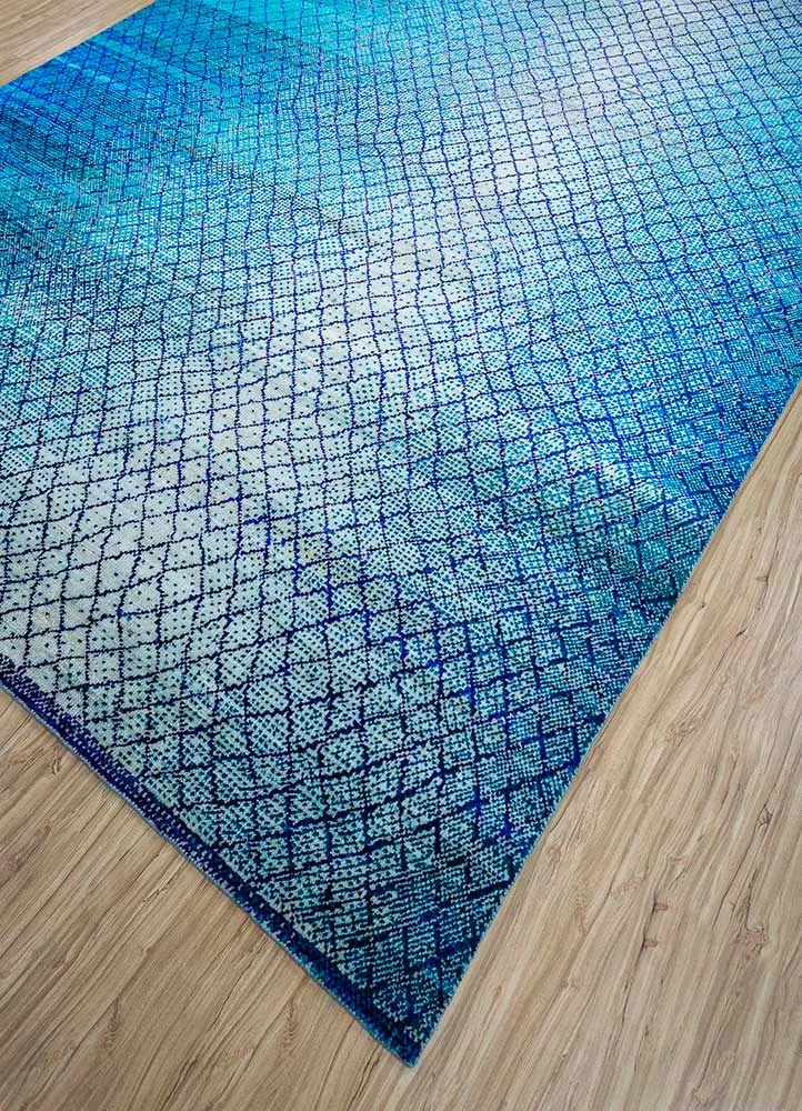 Ullteppe - 300 x 240 cm - lyseblå