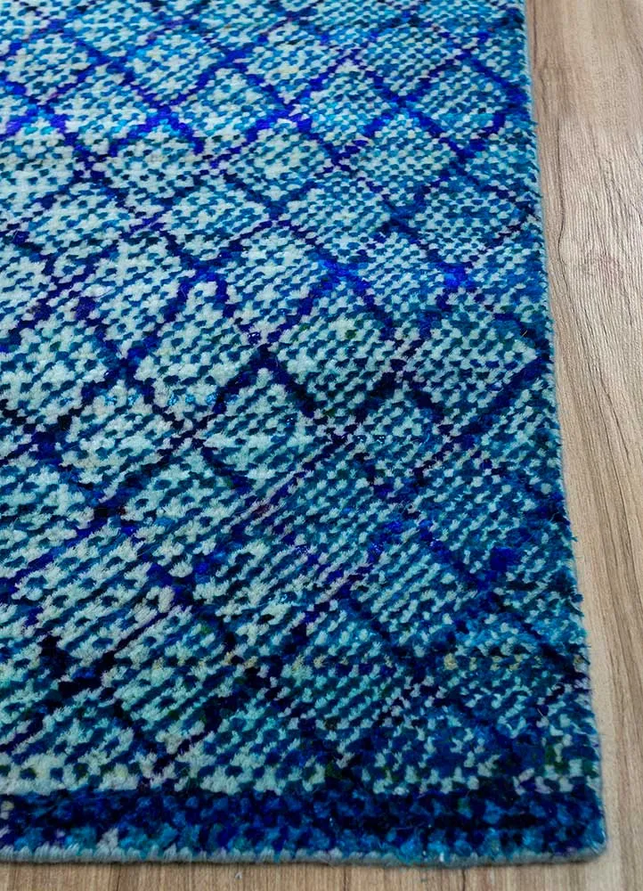 Ullteppe - 300 x 240 cm - lyseblå