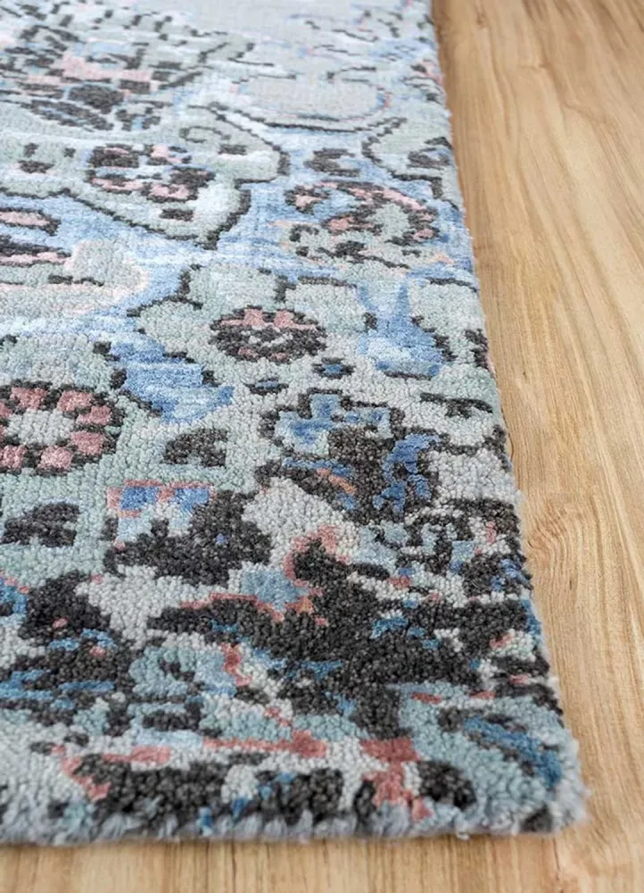Ullteppe - 300 x 240 cm - lyseblå