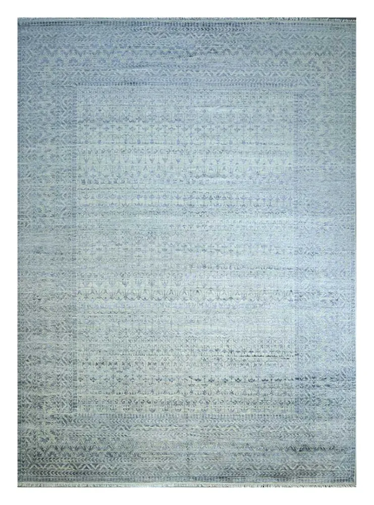 Ullteppe - 435 x 360 cm - lyseblå