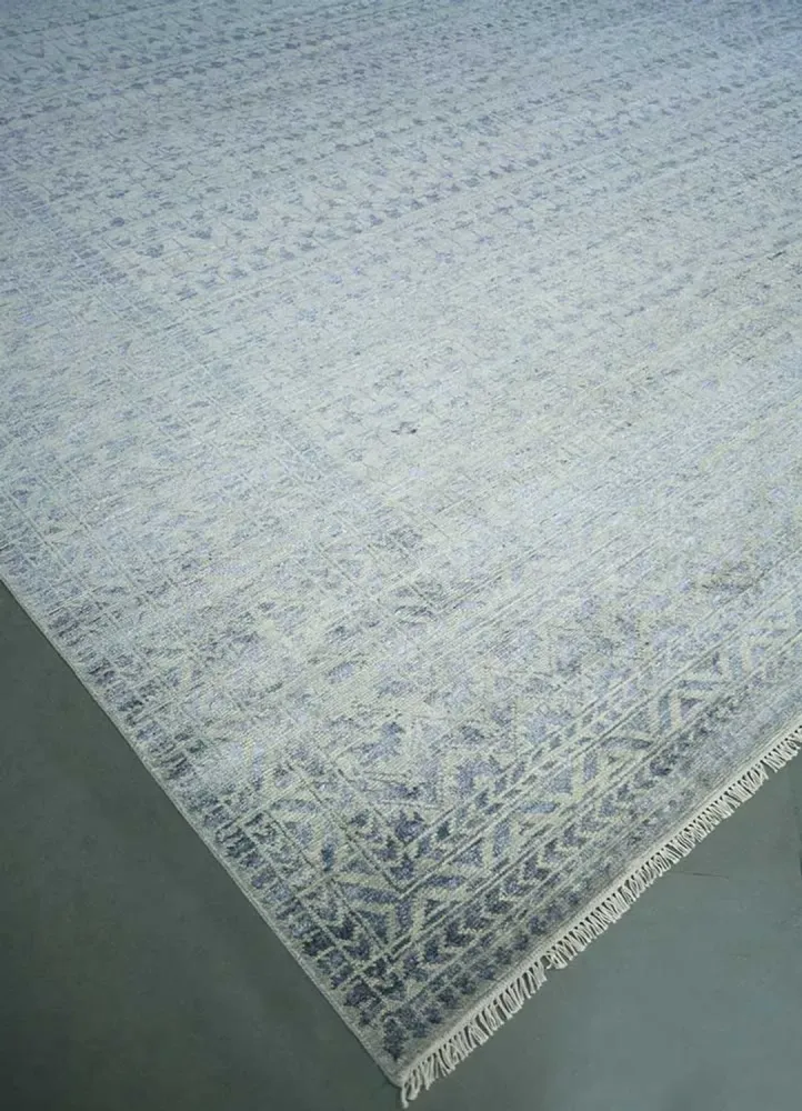 Ullteppe - 435 x 360 cm - lyseblå