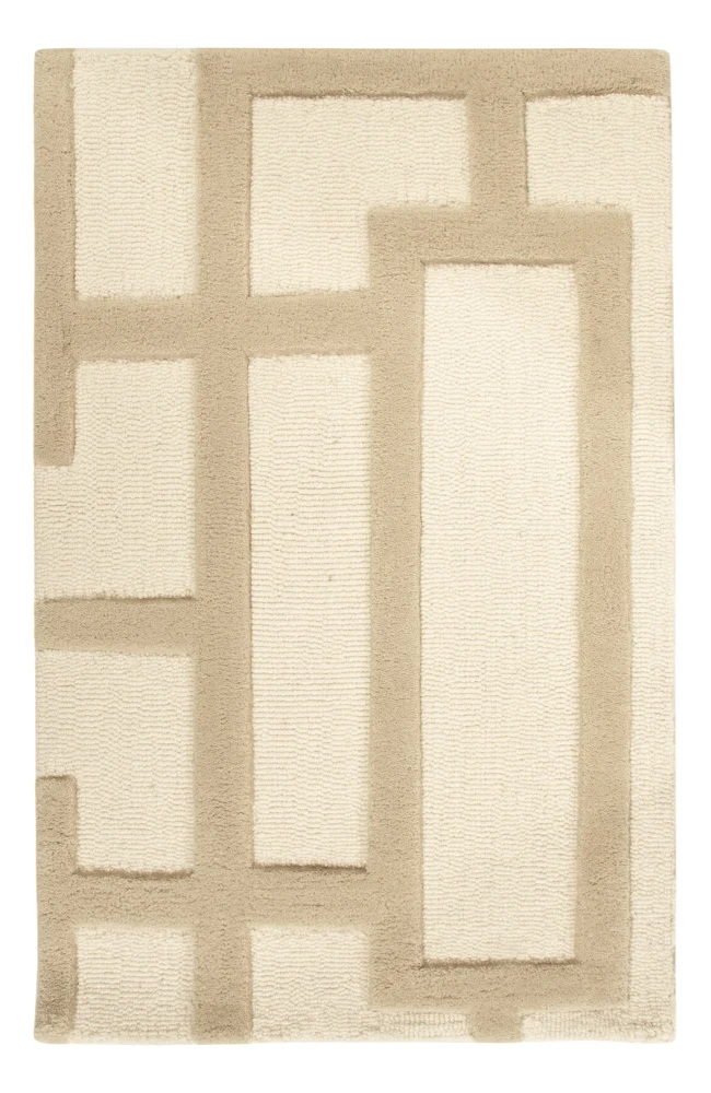 Ullteppe - 90 x 60 cm - beige