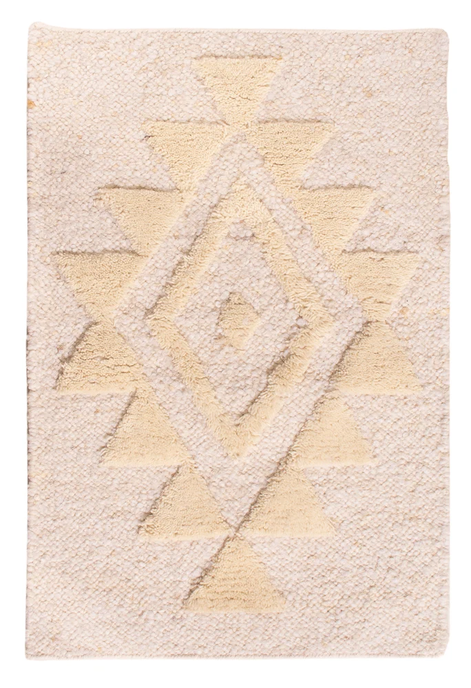 Ullteppe - 90 x 60 cm - beige