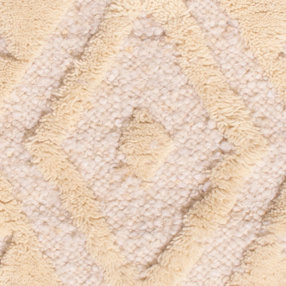 Ullteppe - 90 x 60 cm - beige