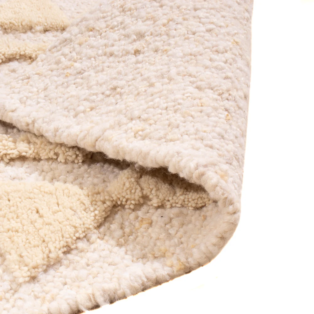 Ullteppe - 90 x 60 cm - beige
