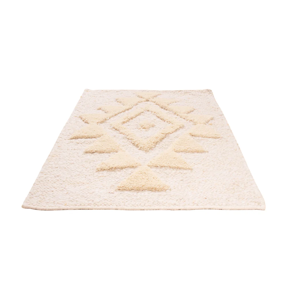Ullteppe - 90 x 60 cm - beige