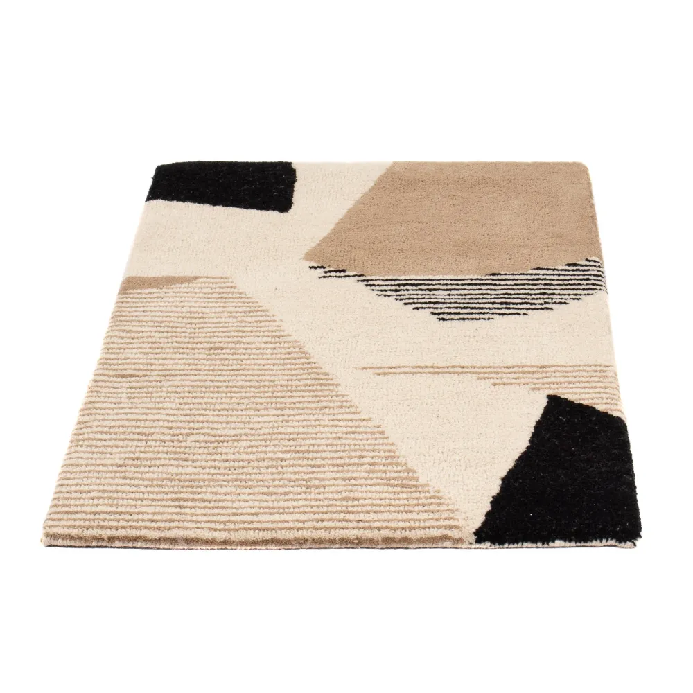 Ullteppe - 90 x 60 cm - beige