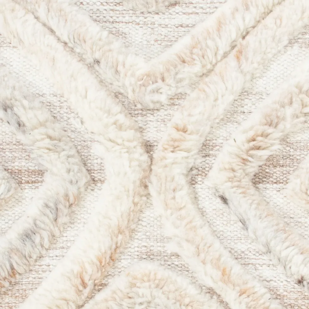 Ullteppe - 90 x 60 cm - beige