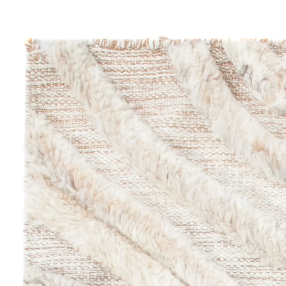 Ullteppe - 90 x 60 cm - beige