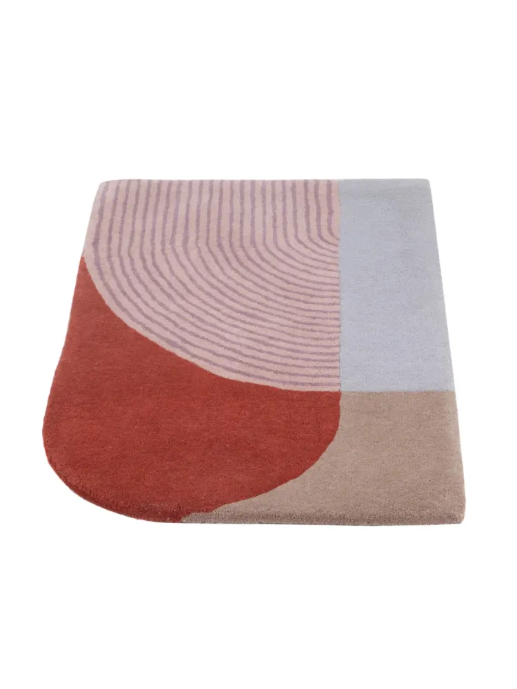 Ullteppe - 90 x 60 cm - karamell
