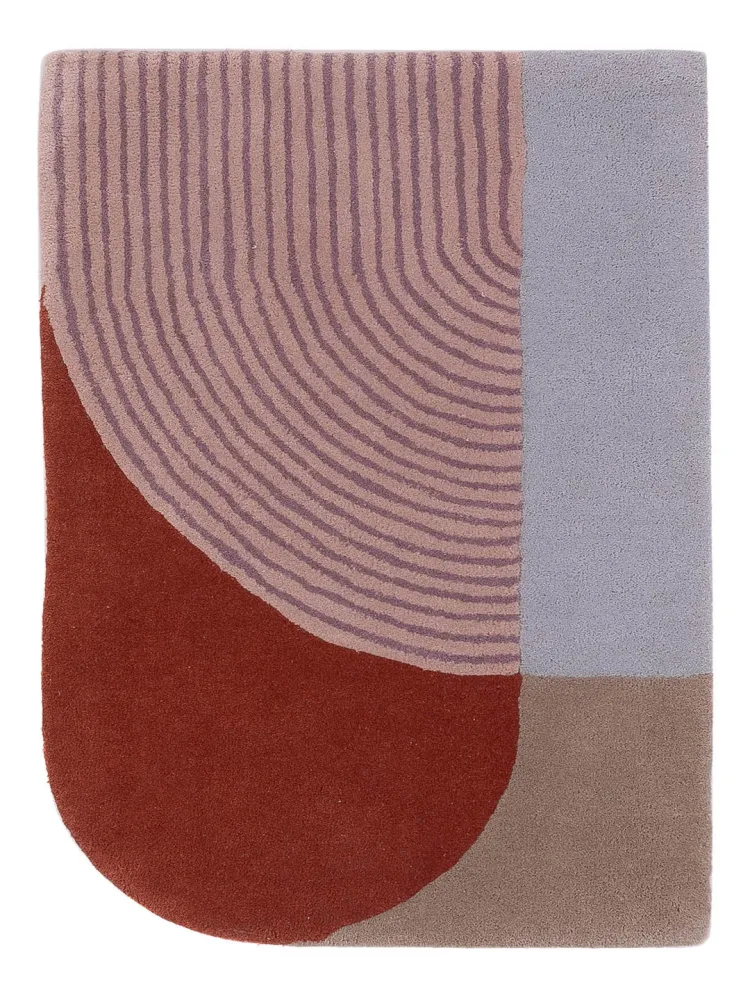 Ullteppe - 90 x 60 cm - karamell