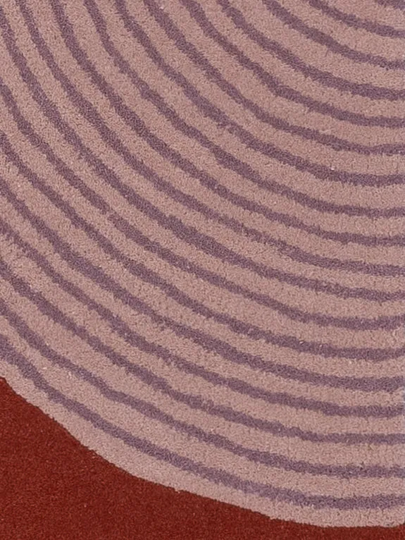 Ullteppe - 90 x 60 cm - karamell