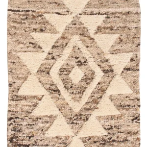 Ullteppe - 90 x 60 cm - lys beige
