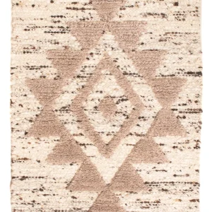 Ullteppe - 90 x 60 cm - lys beige