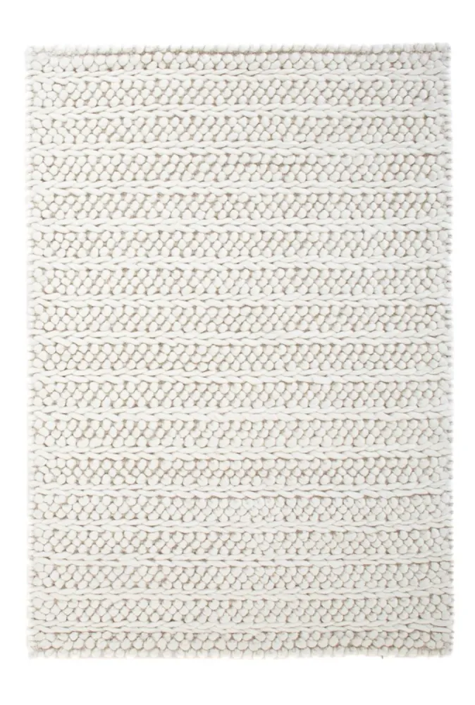 Ullteppe - 95 x 63 cm - lysegrå