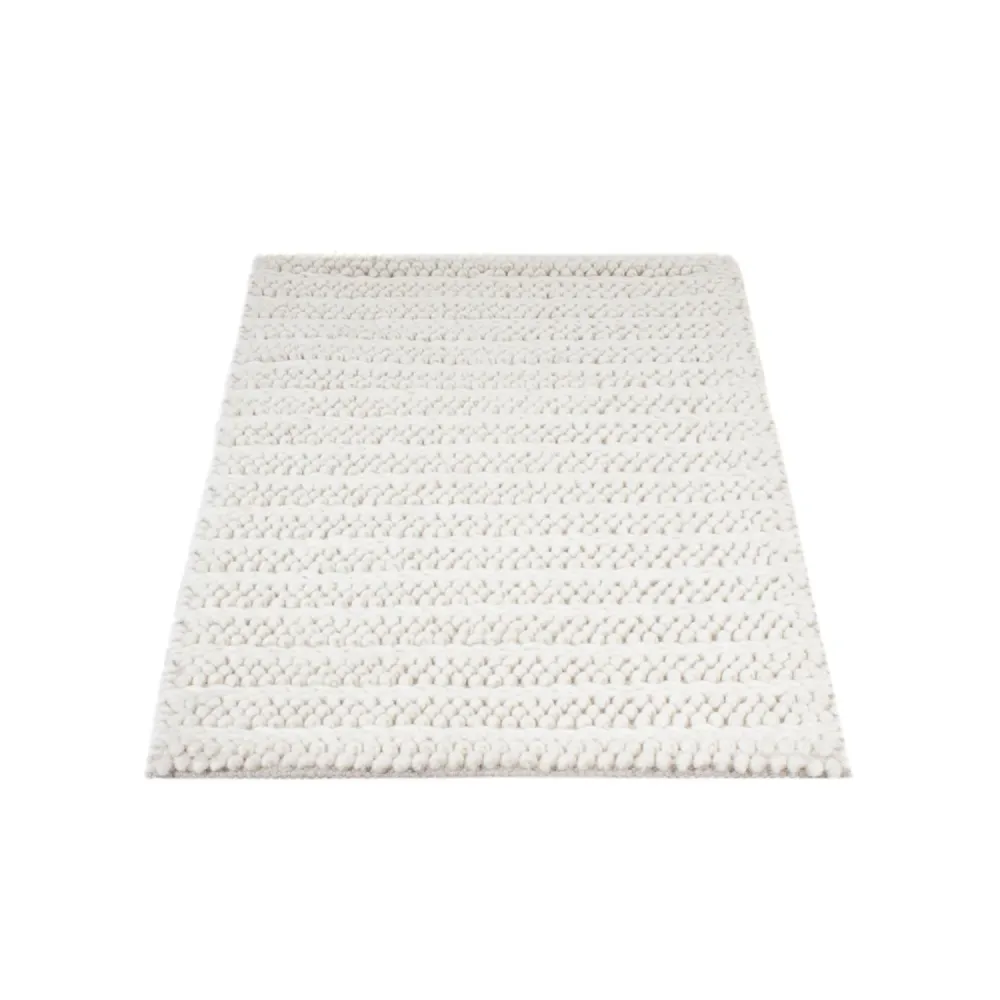 Ullteppe - 95 x 63 cm - lysegrå