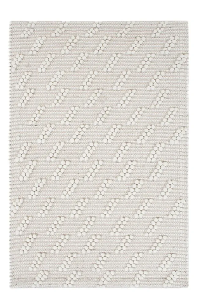 Ullteppe - 95 x 63 cm - lysegrå