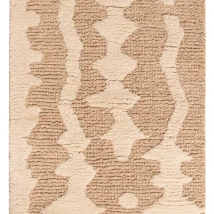 Ullteppe - 90 x 60 cm - mørk beige