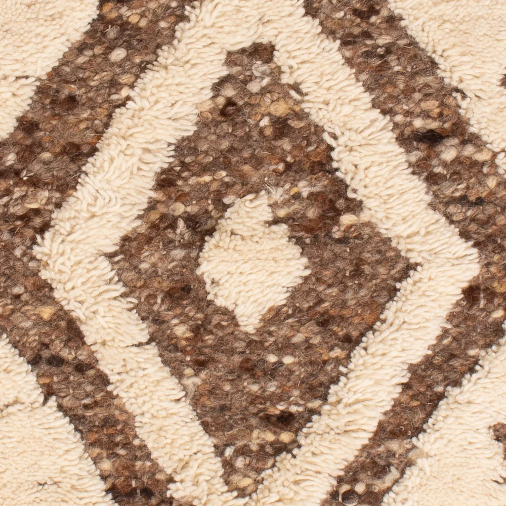 Ullteppe - 90 x 60 cm - mørk beige