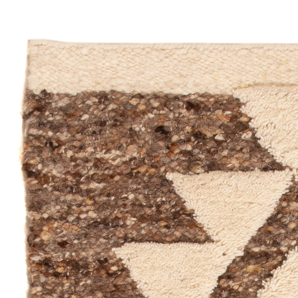 Ullteppe - 90 x 60 cm - mørk beige