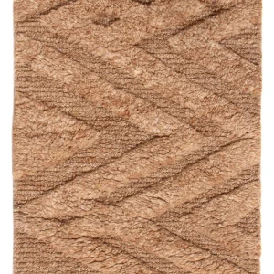 Ullteppe - 90 x 60 cm - mørk beige