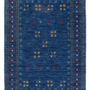 Ullteppe - 90 x 60 cm - mørkeblå