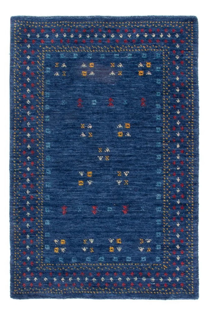 Ullteppe - 90 x 60 cm - mørkeblå