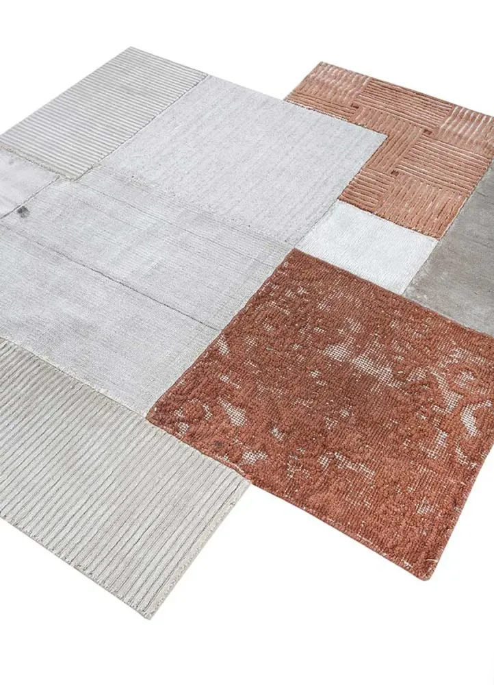 Ullteppe spesiell form - 180 x 150 cm - krem