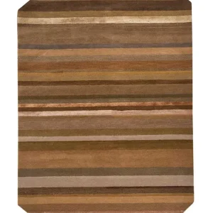 Ullteppe spesiell form - 270 x 180 cm - blå