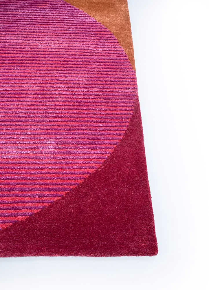 Ullteppe spesiell form - 270 x 180 cm - rosa