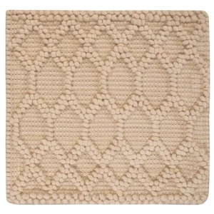 Ullteppe square - 48 x 42 cm - beige