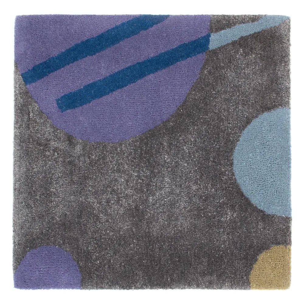 Ullteppe square - 63 x 62 cm - flerfarget
