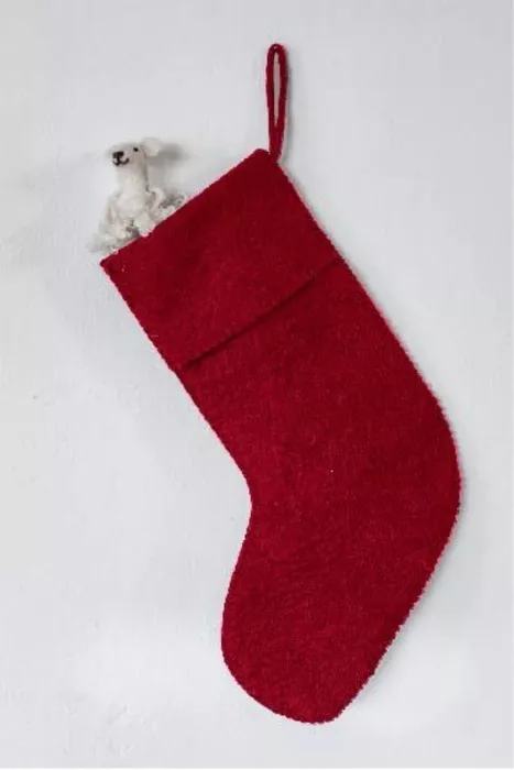 UND Julestrømpe Rød H45cm