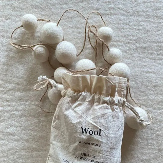 UND Snøballgirlander Snø 3pk