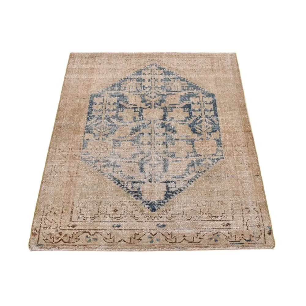 Vintage Carpet - 148 x 108 cm - blå