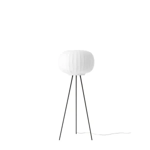 Vipp581 Papir gulvlampe, mørk eik/mørk brun