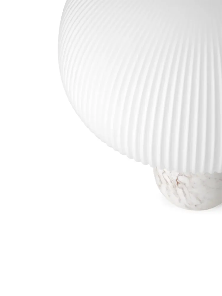 Vipp592 Sculpture bordlampe, stor hvit