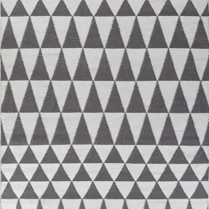 Viskose teppe - 225 x 158 cm - flerfarget